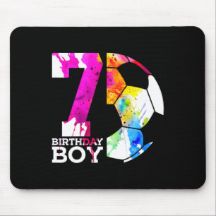 Tapis De Souris Garçon 7 Anniversaire Football 7e Anniversaire