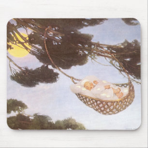 Tapis De Souris Garçon dans Hassoc Tree par Jessie Willcox Smith