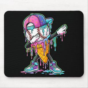 Tapis De Souris Garçons de baseball qui dégoulinent de glace dégou