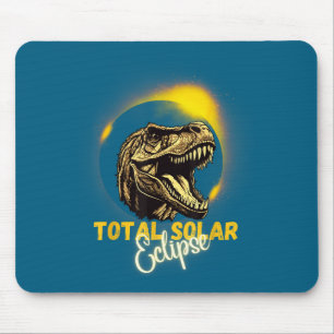 Tapis De Souris Garçons Éclipse Solaire Dinosaure Rex Éclipse