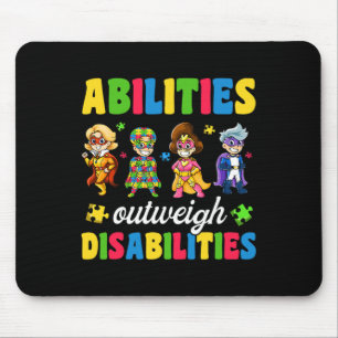 Tapis De Souris Garçons Enfants Autisme Handicap Sensibilisation