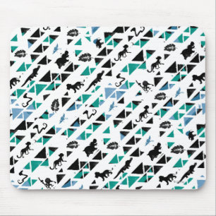 Tapis De Souris Garde de Lion  Motif de mosaïque