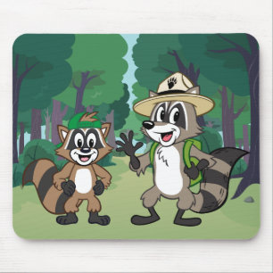 Tapis De Souris Garde forestière Rick et Ricky de Rick   de garde
