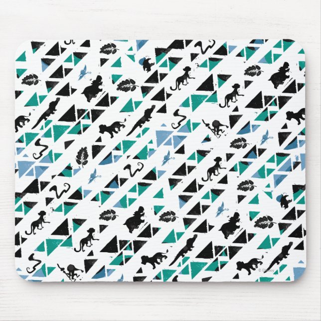Tapis De Souris Garde-lions | Motif mosaïque (Devant)