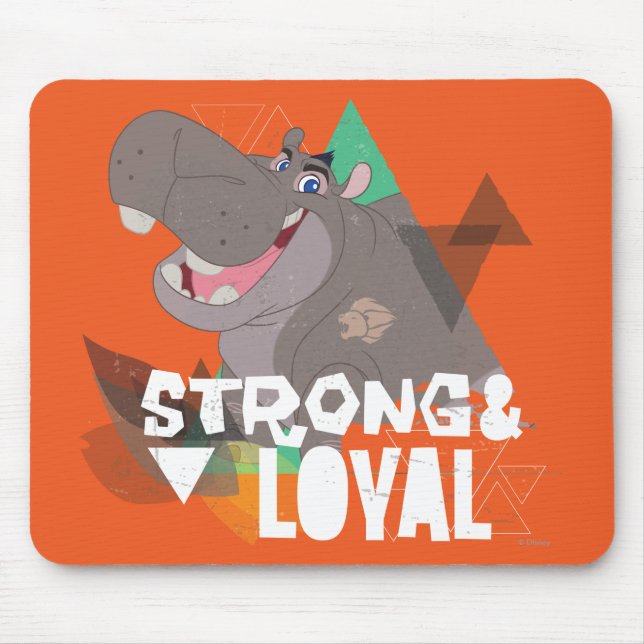 Tapis De Souris Garde-lions | Strong & Loyal Beshte (Devant)