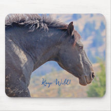Garde Wild ! Cheval sauvage Mousepad