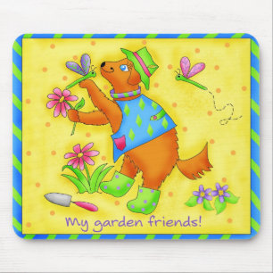 Tapis De Souris Garden Friends Mousepad
