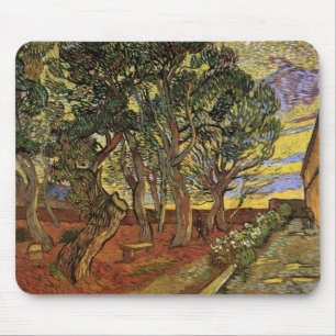 Tapis De Souris Garden of Saint-Paul Hospital by Vincent van Gogh