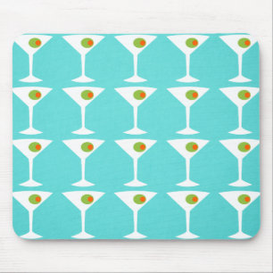Tapis De Souris Garder 'Em Coming Martini Mousepad (turquoise)