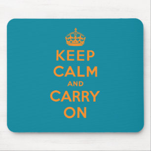 Tapis De Souris Gardez le calme et continuez