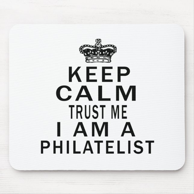 Tapis De Souris Gardez le Faites-moi confiance calme que je suis (Devant)