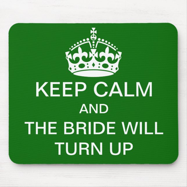 Tapis De Souris Gardez le mousepad nuptiale calme (Devant)
