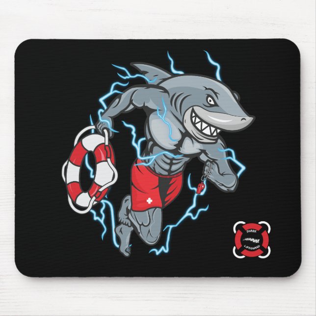 Tapis De Souris Gardien à vie des requins (Devant)