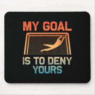 Tapis De Souris Gardien de but de football Art pour hommes femmes 