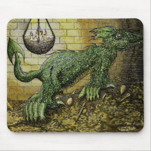Tapis De Souris Gardien du dragon vert