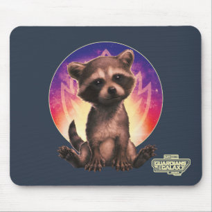 Tapis De Souris Gardiens de la Galaxie Bébé Rocket Assis
