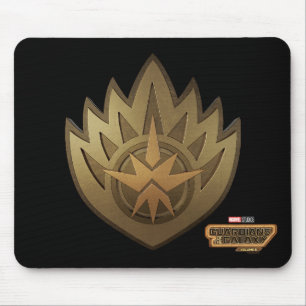 Tapis De Souris Gardiens de la Galaxie Insigne Doré