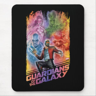 Tapis De Souris Gardiens de la Galaxie Technicolor Crew
