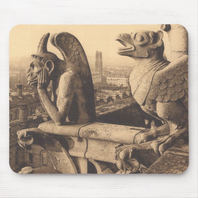 Tapis De Souris Gargouille de Notre Dame (Devant)