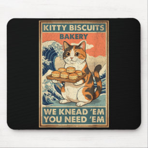 Tapis De Souris Gâteaux pour chat bakery grande vague chat pétriss