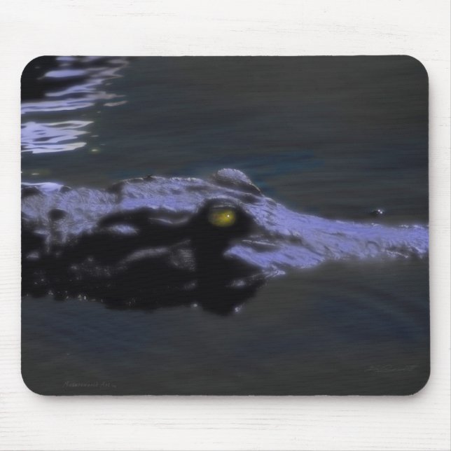Tapis De Souris Gator Night Mousepad (Devant)