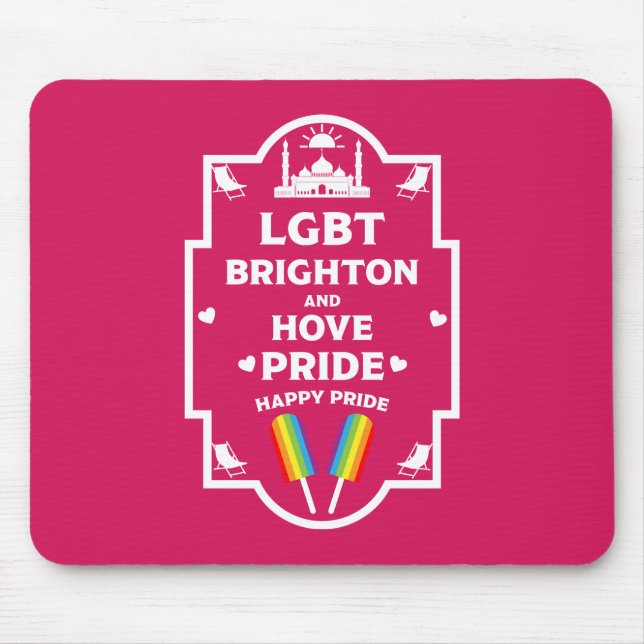 Tapis De Souris Gay pride Brighton (Devant)