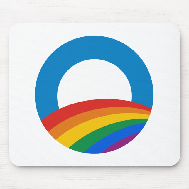 Tapis De Souris Gay pride Obama (Devant)