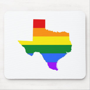 Tapis De Souris Gay Texas Rainbow