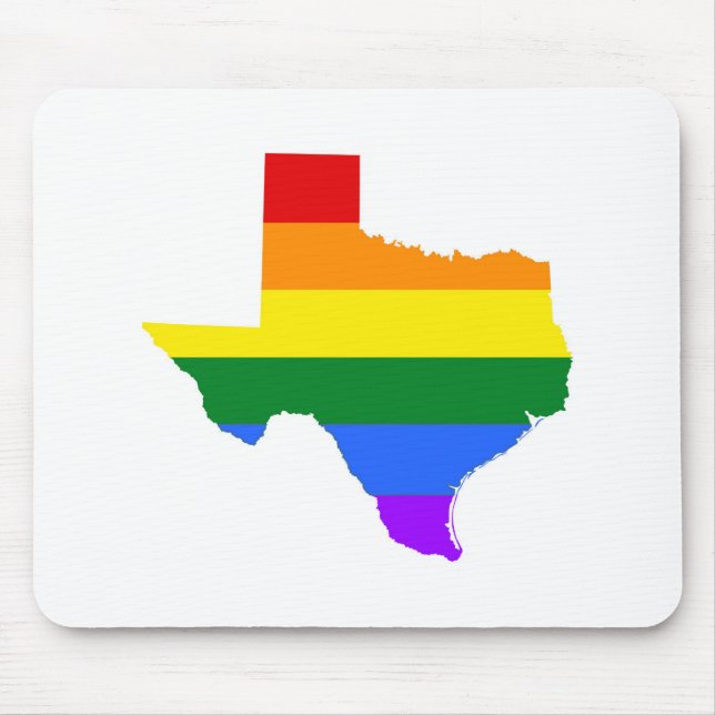 Tapis De Souris Gay | Texas Rainbow (Devant)