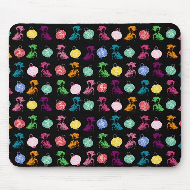Tapis De Souris Geishas & Lanterns (Devant)