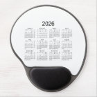 Calendrier minimaliste simple 2026