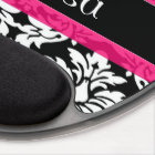 Damassé rose personnalisée