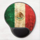 Drapeau mexicain vintage rayé et porté