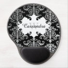 Élégant modèle damassé monogramme