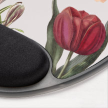 Vintage Botanique Floral Gel Mousepad