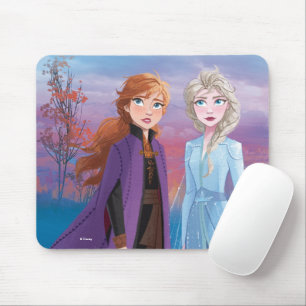 Tapis De Souris Gelé 2  Anna et Elsa  Un voyage ensemble