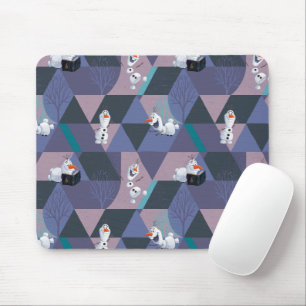 Tapis De Souris Gelé 2  Olaf Purple Motif géométrique