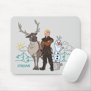 Tapis De Souris Gelé 2  Sven, Kristoff et Olaf
