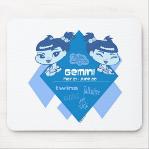 Tapis De Souris Gémeaux Mousepad