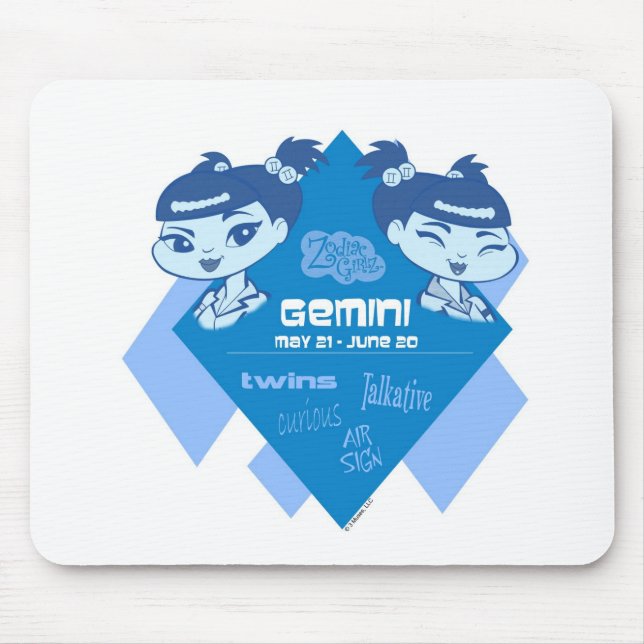 Tapis De Souris Gémeaux Mousepad (Devant)