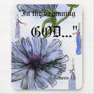 Tapis De Souris Genèse 1:1 Mousepad