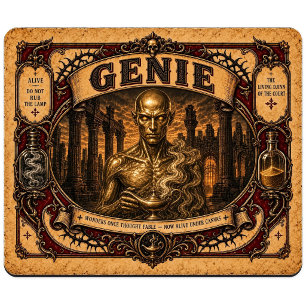 Tapis De Souris Génie, Monstre de Cirque Vintage