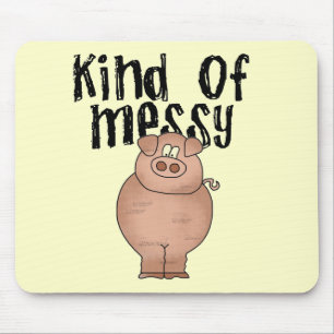 Tapis De Souris Genre de porc de T-shirts et de cadeaux malpropres