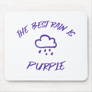 Tapis De Souris GenX La meilleure pluie est violette