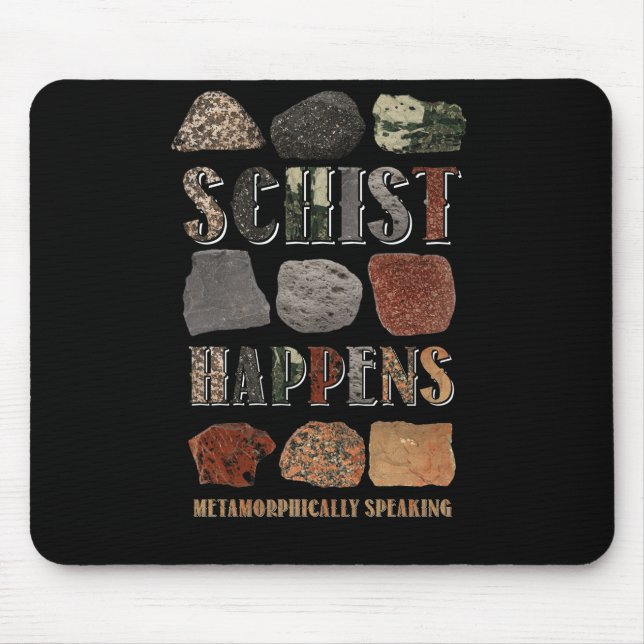 Tapis De Souris Géologue Mineral Geode Rock Collecteur Géologie (Devant)