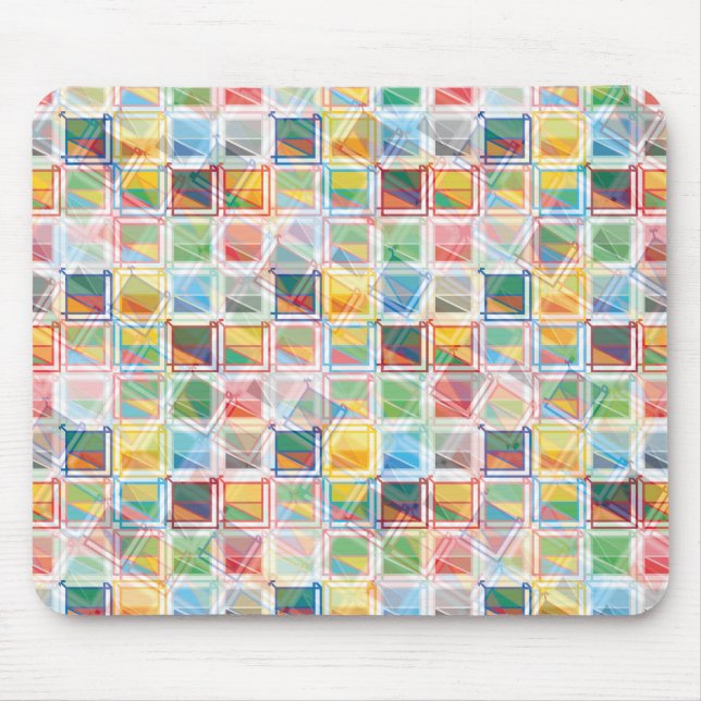 Tapis De Souris Geometria de Geomesky par Masanser Pixelat (Devant)