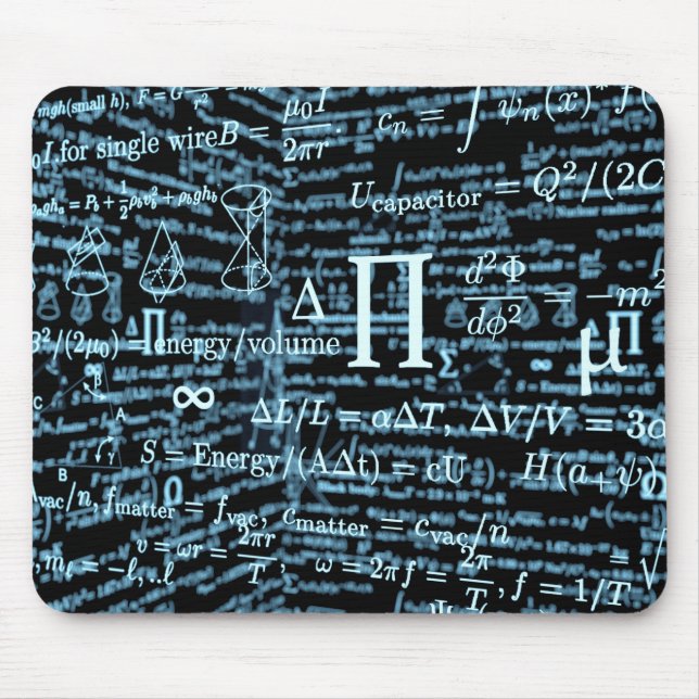 Tapis De Souris Géométrie mathématique de l'algèbre mousepad (Devant)