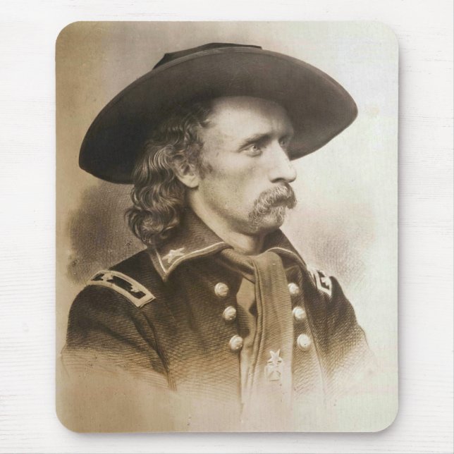 Tapis De Souris George Armstrong Custer circa des 1860s (Devant)