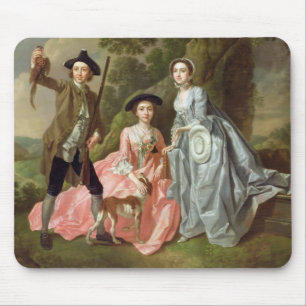 Tapis De Souris George Rogers avec son épouse, Margaret, et son