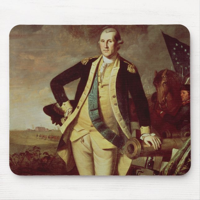Tapis De Souris George Washington chez Princeton, 1779 (Devant)